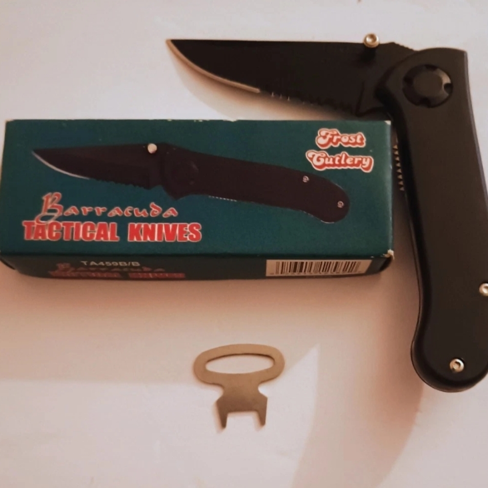 Black Tactical Knife